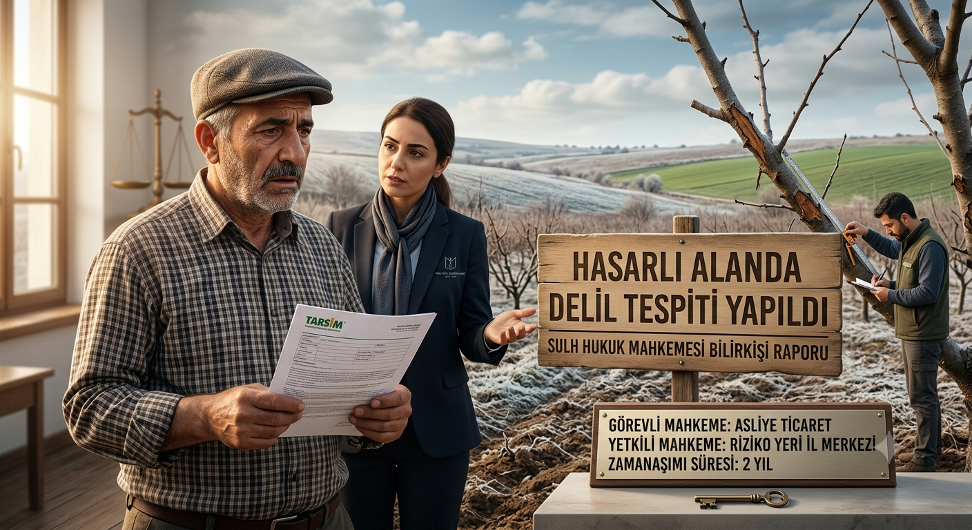 TARSİM Sigortası Hasar Sonrası Eksik Ödeme Davası Prosedürü